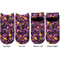 Halloween Adult Ankle Socks - Double Pair - Front and Back - Apvl