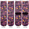 Halloween Adult Crew Socks - Double Pair - Front and Back - Apvl