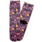 Halloween Adult Crew Socks - Single Pair - Front and Back