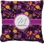 Halloween Faux-Linen Throw Pillow 26" (Personalized)