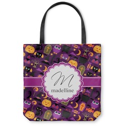 Halloween Canvas Tote Bag - Large - 18"x18" (Personalized)