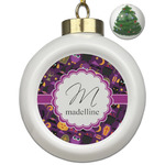 Halloween Ceramic Ball Ornament - Christmas Tree (Personalized)