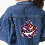 Halloween Twill Iron On Patch - Custom Shape - 2XL - Set of 4