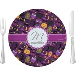 Halloween 10" Glass Lunch / Dinner Plates - Single or Set (Personalized)