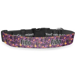 Halloween Deluxe Dog Collar - Small (8.5" to 12.5") (Personalized)