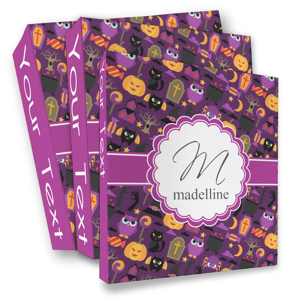 Custom Halloween 3 Ring Binder - Full Wrap (Personalized)