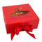 Halloween Gift Boxes with Magnetic Lid - Red - Front