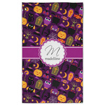 Halloween Golf Towel - Poly-Cotton Blend w/ Name and Initial