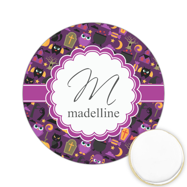 Custom Halloween Printed Cookie Topper - 2.15" (Personalized)