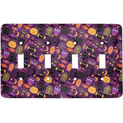 Halloween Light Switch Cover (4 Toggle Plate)