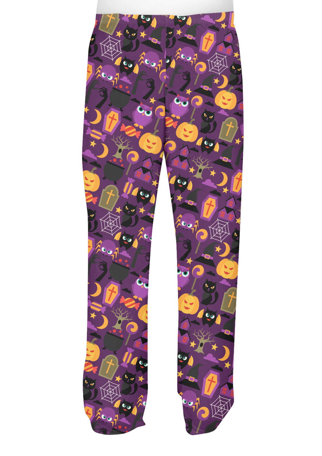 Custom Halloween Mens Pajama Pants - XL | YouCustomizeIt