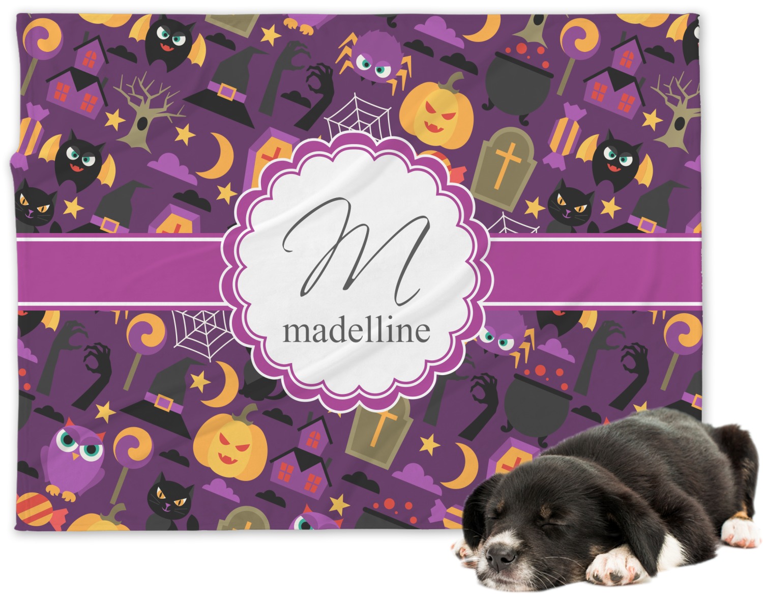 Dog cheap halloween blanket