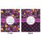 Halloween Minky Blanket - 50"x60" - Double Sided - Front & Back