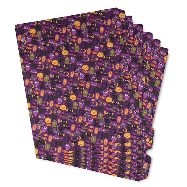 Custom Halloween Binder Tab Divider - Set of 6 (Personalized)