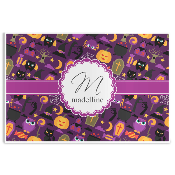 Custom Halloween Disposable Paper Placemats (Personalized)