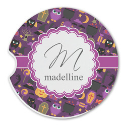 Halloween Sandstone Car Coaster - Single (Personalized)