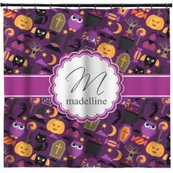 Halloween Shower Curtain - 71" x 74" (Personalized)