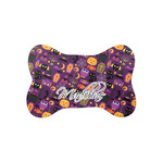 Halloween Bone Shaped Dog Food Mat (Small) (Personalized)