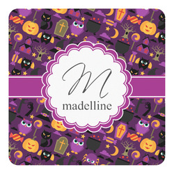 Halloween Square Decal - XLarge (Personalized)