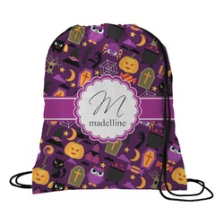 Halloween Drawstring Backpack - Large (Personalized)