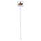 Halloween White Plastic Stir Stick - Double Sided - Square - Single Stick