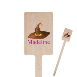 Halloween 6.25" Rectangle Wooden Stir Sticks - Single Sided (Personalized)