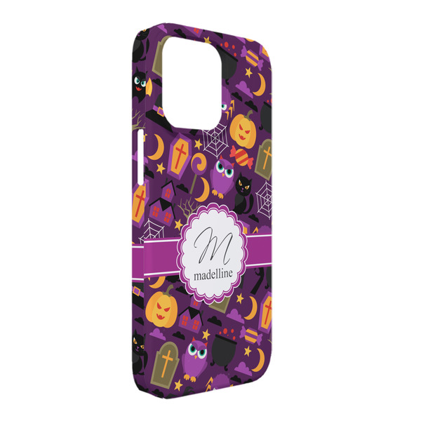 Custom Halloween iPhone Case - Plastic - iPhone 13 Pro Max (Personalized)