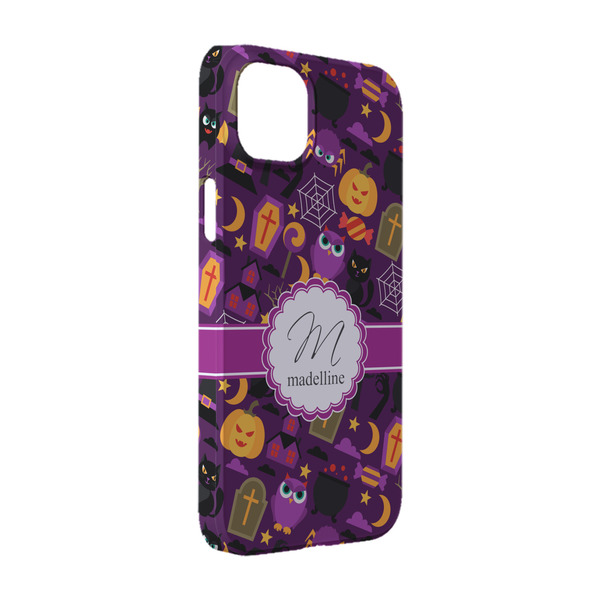 Custom Halloween iPhone Case - Plastic - iPhone 14 (Personalized)