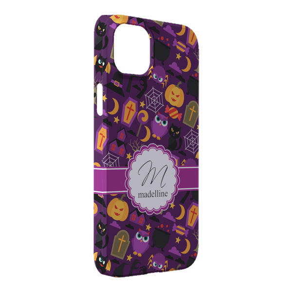 Custom Halloween iPhone Case - Plastic - iPhone 14 Pro Max (Personalized)