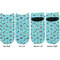 Yoga Poses Adult Ankle Socks - Double Pair - Front and Back - Apvl