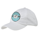 Yoga Poses Baseball Cap - White (Personalized)