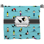 Yoga Poses Bath Towel (Personalized)