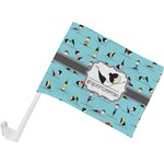 Yoga Poses Car Flag - Small w/ Name or Text