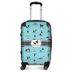 Yoga Poses Suitcase - 20" Carry On (Personalized)