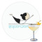 Yoga Poses Drink Topper - XLarge - Single with Drink