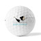 Yoga Poses Golf Balls - Titleist - Set of 12 - FRONT