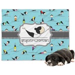 Yoga Poses Dog Blanket - Large (Personalized)