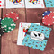 Yoga Poses On Table with Poker Chips