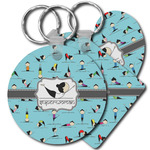 Yoga Poses Plastic Keychain (Personalized)