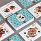 Yoga Poses Playing Cards - Front & Back View