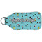 Yoga Poses Sanitizer Holder Keychain - Large (Back)