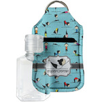 Yoga Poses Hand Sanitizer & Keychain Holder - Small (Personalized)