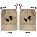 Yoga Poses Santa Sack - Front & Back (Personalized)