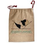 Yoga Poses Santa Sack - Front (Personalized)