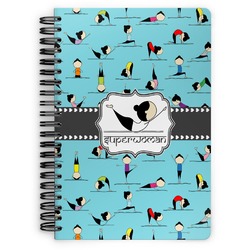 Yoga Poses Spiral Notebook (Personalized)