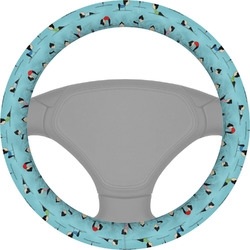 Yoga Poses Steering Wheel Cover