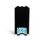 Yoga Poses Stylized Phone Stand - Back