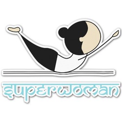 Yoga Poses Graphic Decal - Large (Personalized)