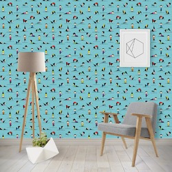 Yoga Poses Wallpaper & Surface Covering (Peel & Stick - Repositionable)
