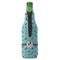 Yoga Poses Zipper Bottle Cooler - BACK (bottle)